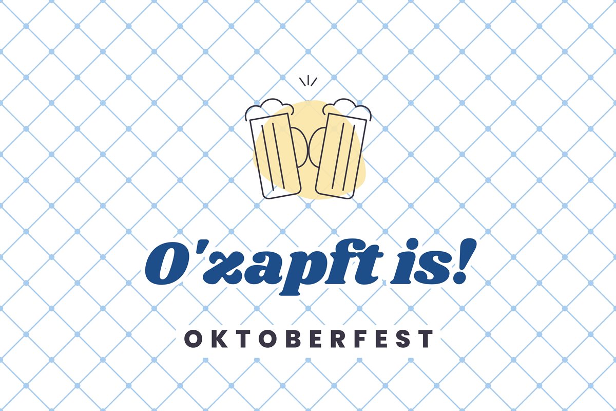 Oktoberfest-Flagge